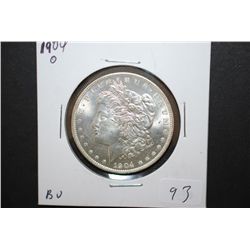 1904-O US Silver Morgan $1; BU; EST. $50-60