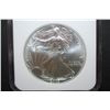 Image 1 : 2003 US Silver American Eagle $1; 1 Oz. Fine Silver; NGC Graded MS69; EST. $45-55