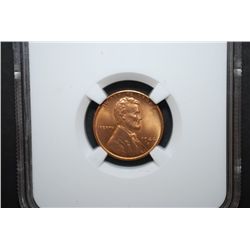 1944-S US Lincoln Wheat Back Penny; NGC Graded MS66 RD; EST. $25-35