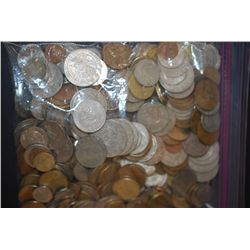 World Coins & Tokens; Various Dates, Conditions & Denominations; 5 Pounds By Weight; EST. $100-150