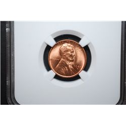 1944-S US Lincoln Wheat Back Penny; NGC Graded MS65 RD; EST. $15-25