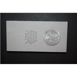 U.S.A. Titanium Ingot; .999 Fine Titanium 1 Pound; EST. $50-75