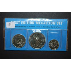 1966 Canada First Edition Medallion Mint Set Commemorating Anthony Henday-Fur Trader Into Alberta Ca