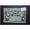 Image 1 : German 25 Pfennig Foreign Bank Note; EST. $5-10