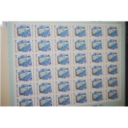 1978 CCCP/USSR Postal Stamp Sheet; Lot of 36 Stamps; EST. $10-20
