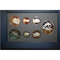 1994-S US Mint Prestige Proof Set With Commemorative World Cup Silver $1 & Half Dollar In Velvet Dis