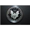 Image 2 : 2002-W US Silver American Eagle $1 Proof In Velvet Box With COA Included; 99.9% Silver 1 Oz.; EST. $