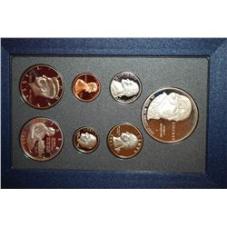 1993-S US Mint Prestige Proof Set With Commemorative Bill Of Rights Silver $1 & Bill Of Rights Half 