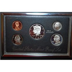 1995-S US Mint Premier Silver Proof Set With COA Included In Velvet Display Box; EST. $30-40