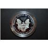 Image 2 : 1999-P US American Silver Eagle $1 Proof In Velvet Display Box With COA Included; 99.9% Silver 1 Oz.