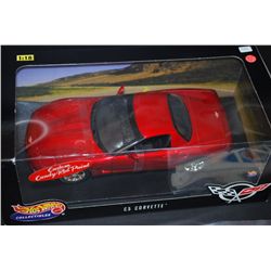 1998 Mattel Hot Wheels Inc. C5 Corvette Collectible Car; 1:18 Scale; EST. $30-40