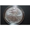 Image 1 : 2008-W US Silver American Eagle $1 In Display Box With COA Included; 99.9% Silver 1 Oz.; UNC; EST. $
