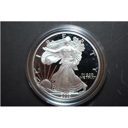 2003-W US Silver American Eagle $1 Proof In Velvet Box With COA Included; 99.9% Silver 1 Oz.; EST. $