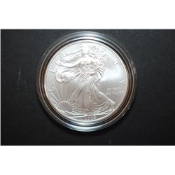 2008-W US Silver American Eagle $1 In Display Box With COA Included; 99.9% Silver 1 Oz.; UNC; EST. $