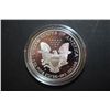 Image 2 : 2000-P US Silver American Eagle $1 Proof In Velvet Display Box With COA Included; 99.9% Silver 1 Oz.