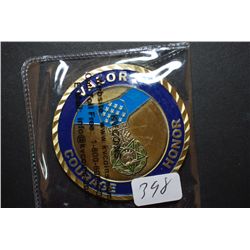 A1C John L Levitow February 24, 1969 Military Remembrance Coin; Honor Valor Courage; EST. $5-10