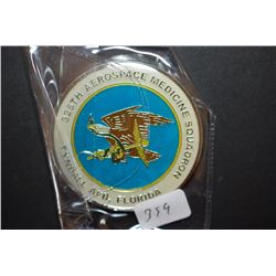 Tyndall AFB Florida 325th Aerospace Medicine Squadron Military Challenge Coin; EST. $5-10