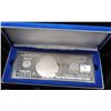 1997 $100 FOUR TROY OUNCE .999 FINE SILVER  BAR IN ORIGINAL CASE  (WASHINGTON MINT)