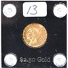 Image 1 : 1925-D  $2 1/2 INDIAN GOLD COIN
