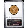 Image 2 : 1889-S LIBERTY $10N GOLD COIN - NGC MS62  (COIN WORLD LISTS A MS62 @ $1,350.00)
