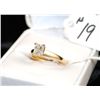 Image 1 : LADIES APPROX. .95CT PRINCESS CUT I/H DIAMOND  SOLITIARE RING (.95 STAMPED INSIDE RING) -   WEIGHS 3