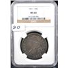 Image 1 : RARE 1811 CAPPED BUST HALF DOLLAR - NGC MS64   (COIN TRENDS LISTS A MS64 @ $5,000.00 )