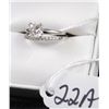 Image 1 : CHOICE LADIES WEDDING SET - APPRAISED @  $9,000.00 WITH APPROX. .80CT VS1/F PRINCESS  CUT SOLITAIRE 