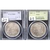 Image 1 : 1881-S & 1898-0 MORGAN DOLLARS - PCGS MS65 -  SOLD PER COIN TIMES 2