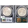 Image 2 : 1881-S & 1898-0 MORGAN DOLLARS - PCGS MS65 -  SOLD PER COIN TIMES 2