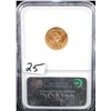 Image 2 : 1901 $2 1/2 LIBERTY GOLD COIN - NGC MS61