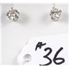 Image 1 : APPROX. 1.00CTTW DIAMOND EARRINGS "VERY NICE"  - APPRAISED RETAIL REPLACEMENT IS $5,000.00  - COMES 