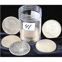 TEN MORGAN DOLLARS FROM SAFE DEPOSIT - SOLD  PER MORGAN DOLLAR TIMES 10