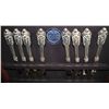 Image 3 : VINTAGE "GRAND BAROQUE" STERLING FLATWARE SET  - 8 PLACE SETTING - WEIGHS 47 OUNCES OF  STERLING "TH