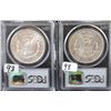 Image 2 : 1881-S & 1904-0 MORGAN DOLLARS - PCGS MS65 -  SOLD PER COIN TIMES 2