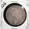 Image 1 : RARE 1831 CAPPED BUST HALF DOLLAR - SELLER  GRADED @ AU TONED (COIN WORLD LISTS AN AU50 @  $350.00)
