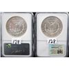Image 2 : 1886 & 1885-0 MORGAN DOLLARS - NGC MS65 -SOLD  PER COIN TIMES 2