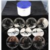 Image 2 : TEN 2011 "GLAZIER 5 OUNCE ATM SILVER COINS -  SOLD PER COIN TIMES 10 - IN ORIGINAL CASE  FROM THE TR