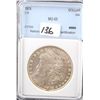 Image 1 : 1878 7TF MORGAN DOLLAR - NNC MS65 (COIN WORLD  LISTS A MS65 @ $1,200.00)