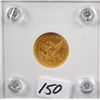Image 2 : EARLY 1853 $2 1/2 LIBERTY GOLD COIN FROM SAFE  DEPOSIT