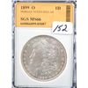 Image 1 : 1899-0 MORGAN DOLLAR - SGS MS66 (COIN WORLD  LISTS A MS66 @ $500.00)