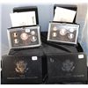 Image 1 : FOUR UNITED STATES MINT PREMIER SILVER PROOF  SETS - 1992, 1993, 1994 & 1995 ALL WITH  ORIGINAL BOXE