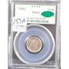 Image 1 : RARE 1880 3-CENT NICKEL - PCGS PR66 (COIN  WORLD LISTS A PR65 @ $1,100.00)