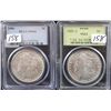 Image 1 : 1885-0 & 1886 MORGAN DOLLARS - PCGS MS64 -  SOLD PER COIN TIMES 2