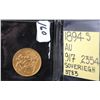 Image 2 : EARLY 1894S VICTORIA GOLD SOVERIEGH - SELLER  GRADED @ AU