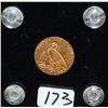 Image 2 : 1925 $2 1/2 INDIAN GOLD COIN