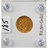 Image 1 : 1913 $2 1/2 INDIAN GOLD COIN FROM SAFE  DEPOSIT