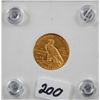 Image 2 : 1927 $2 1/2 INDIAN GOLD COIN FROM SAFE  DEPOSIT