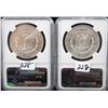 Image 2 : 1881-S & 1882-S MORGAN DOLLARS - NGC MS64 -  SOLD PER COIN TIMES 2