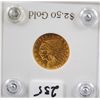 Image 1 : 1911 $2 1/2 INDIAN GOLD COIN FROM SAFE  DEPOSIT