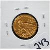 Image 2 : 1928 $2 1/2 INDIAN GOLD COIN